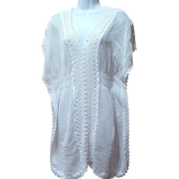 Sea Spice Other - Seaspice Crochet Swim Cover Up Womens L Peruvian Cotton Beach Vacation Resort